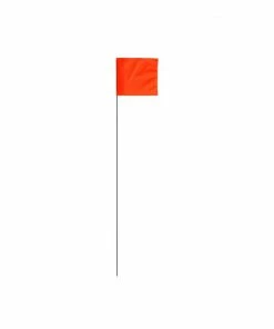 Presco Marking Flags 25-Pack 15-in Orange PVC Marking Flag