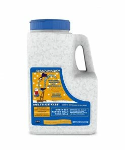 Road Runner 12-lb Natural Fast Acting Sodium Chloride Sprayed with Liquid Magnesium Ice Melt Pellets