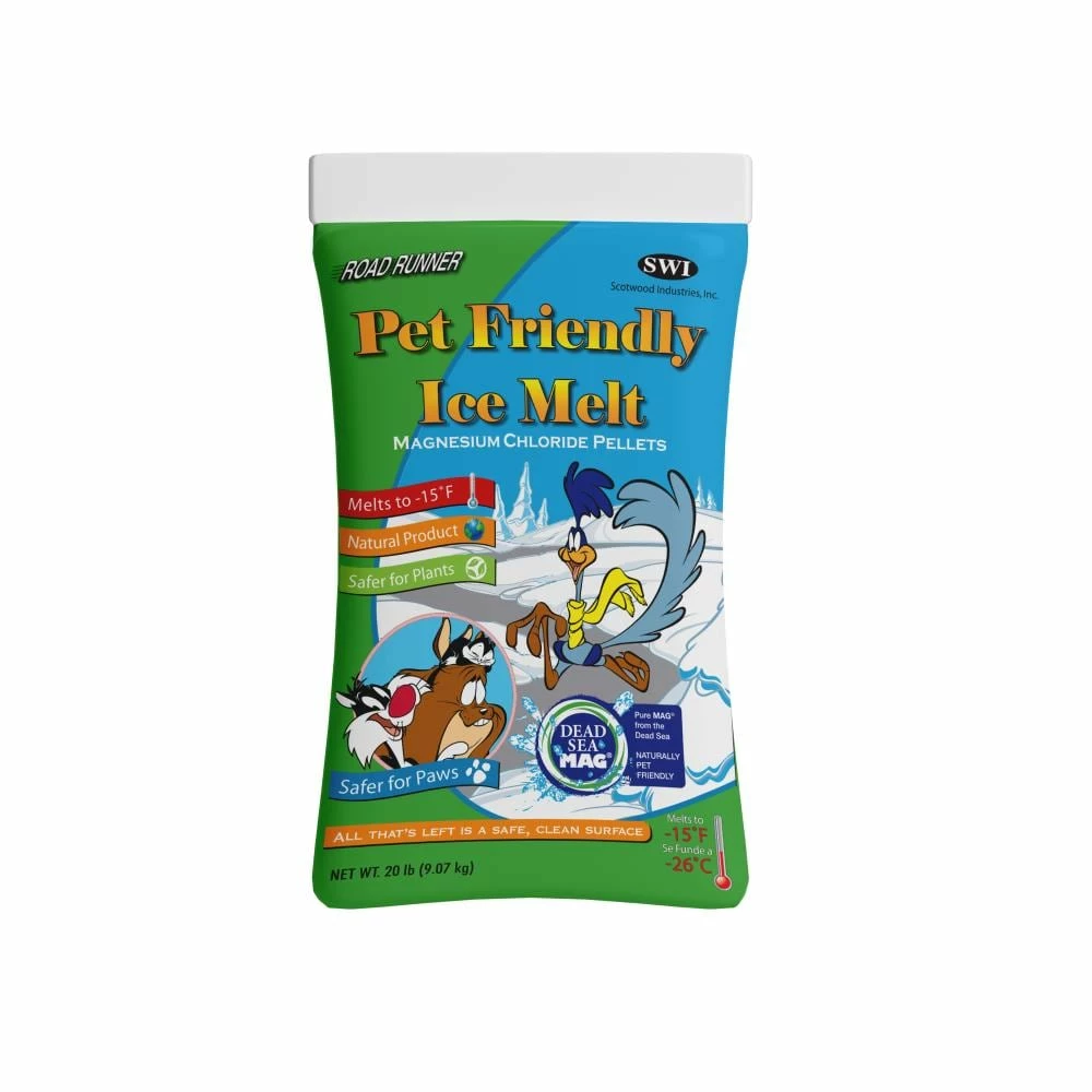 Road Runner 20-lb Natural Magnesium Chloride Ice Melt Pellets 1 Road Runner 20-lb Natural Magnesium Chloride Ice Melt Pellets