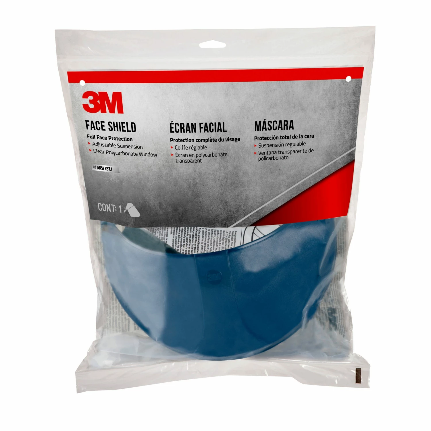 3M Eye Protection Plastic Face Shield 1 3M Eye Protection Plastic Face Shield