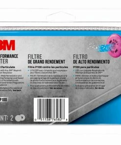 3M Respiratory Protection 2-Pack Disposable P100 Sanding Cartridge/Filter