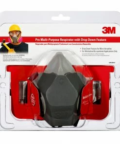 3M Respiratory Protection Reusable P100 All-purpose Valved Safety Mask
