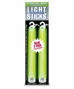READY AMERICA Safety Accessories 2-Pack Green 8-Hour Light Stick