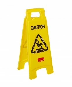 Rubbermaid Commercial Products Traffic Safety Equipment Yellow Traffic Safety Sign