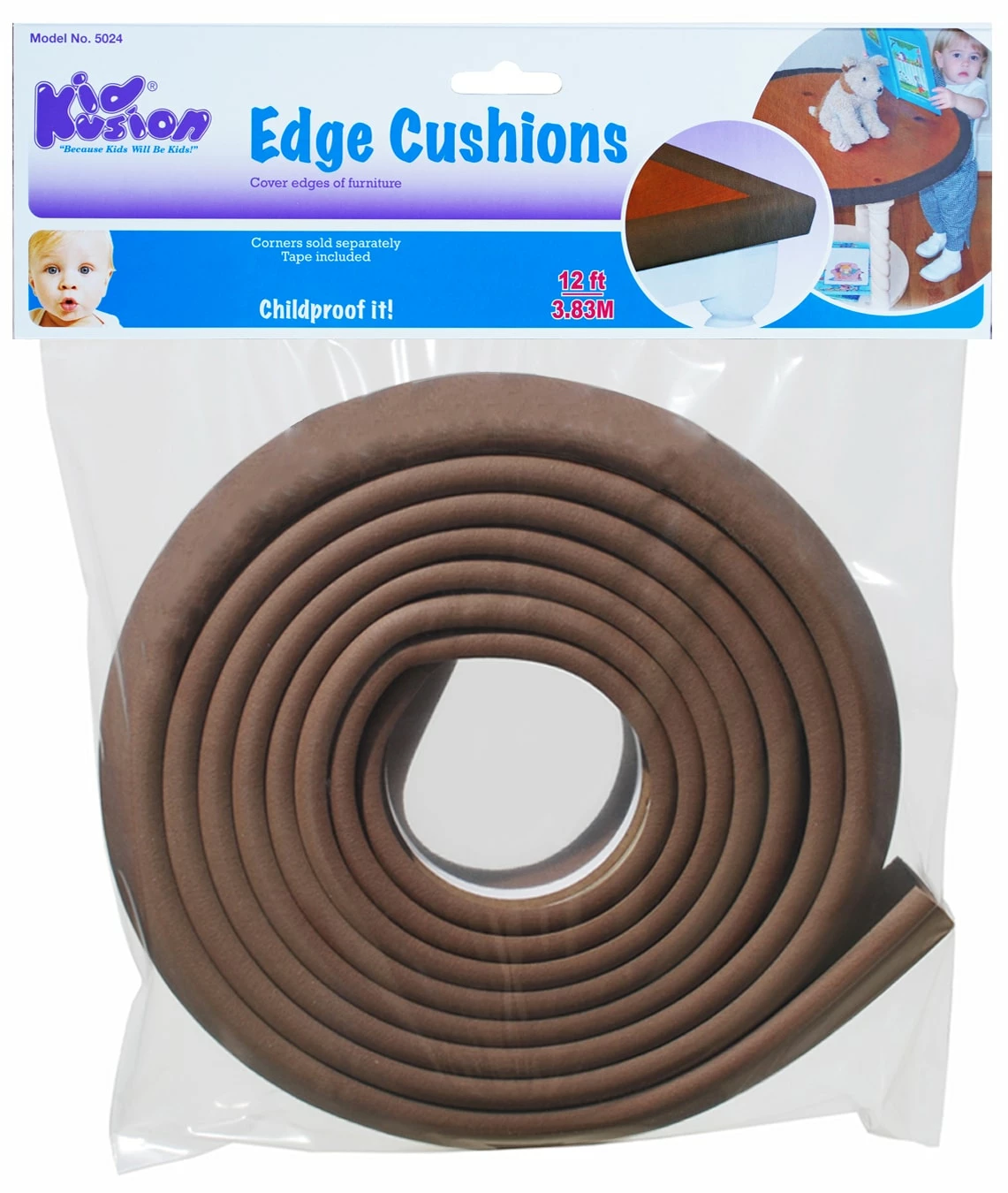 KidKusion Child Safety Brown Edge Cushion 2 KidKusion Child Safety Brown Edge Cushion - Image 2
