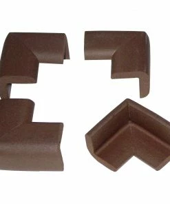 KidKusion Child Safety Brown Corner Cushion 4-Pack