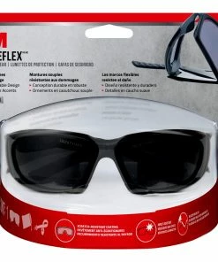 3M Eye Protection ForceFlex Plus Plastic Safety Glasses