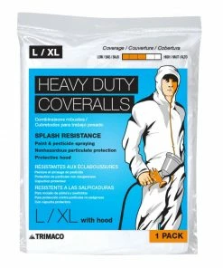 Trimaco Protective Clothing XL Microporous Film Laminate Paint Protective Coveralls