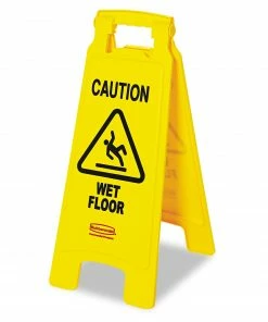 Rubbermaid Commercial Products Traffic Safety Equipment Yellow Traffic Safety Sign