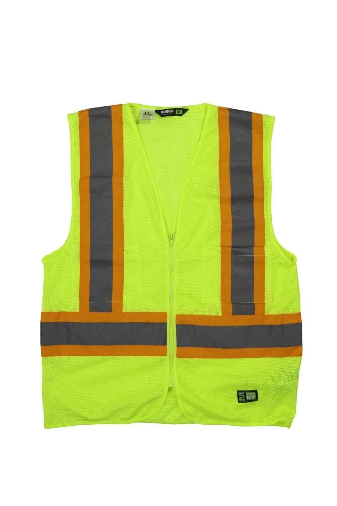 BERNE APPAREL Safety Vests X-Large Yellow Polyester High Visibility Enhanced Visibility (Reflective) Safety Vest 1 BERNE APPAREL Safety Vests X-Large Yellow Polyester High Visibility Enhanced Visibility (Reflective) Safety Vest