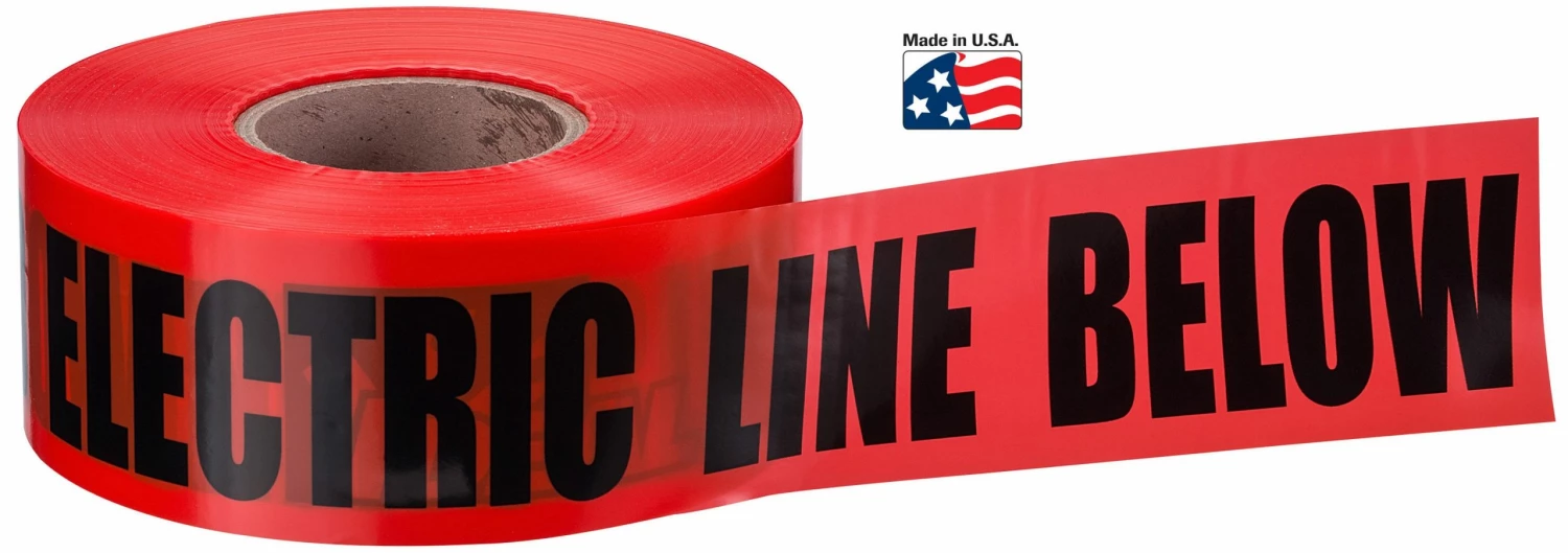 IDEAL 3-in Red Caution Vinyl Safety Tape 1000-ft 1 IDEAL 3-in Red Caution Vinyl Safety Tape 1000-ft
