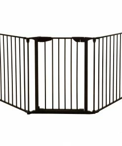 Dreambaby Child Safety Adapta-Gate 79-in x 29.5-in Black Metal Safety Gate