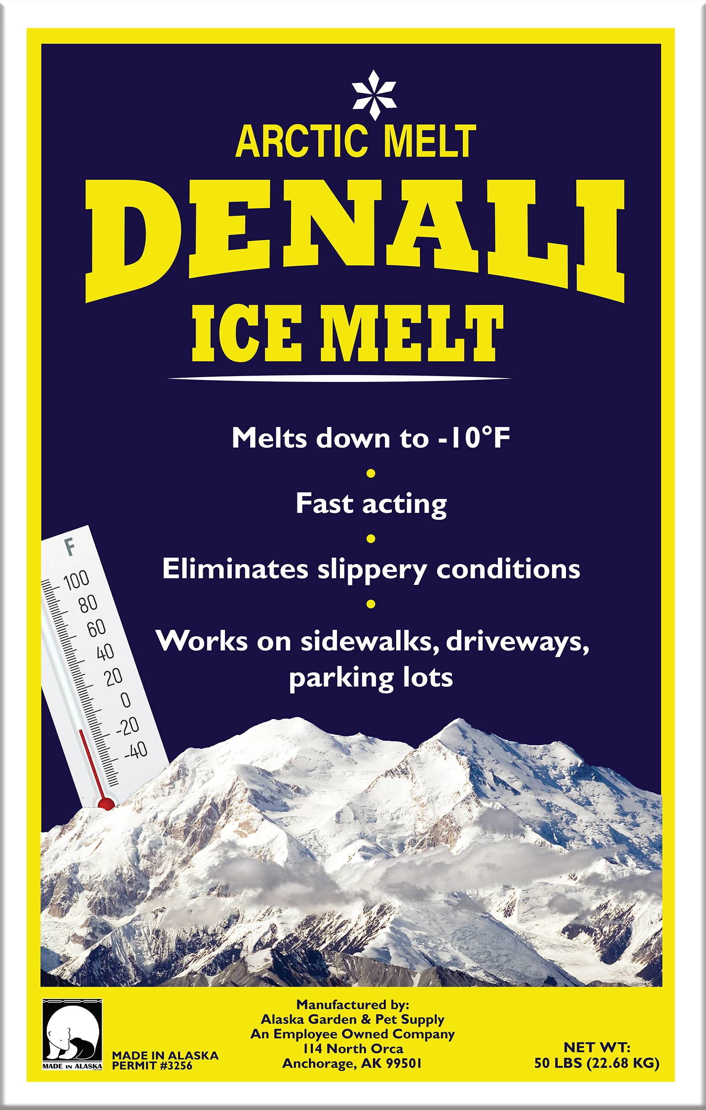 Arctic Melt 50-lb Fast Acting Sodium Chloride/Salt Ice Melt Salt 1 Arctic Melt 50-lb Fast Acting Sodium Chloride/Salt Ice Melt Salt
