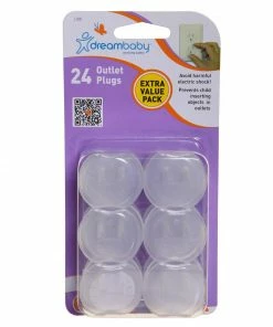 Dreambaby Child Safety Clear Outlet Plugs 24-Pack -Menards Safety Shop 07791691