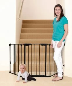 Dreambaby Child Safety Adapta-Gate 79-in x 29.5-in Black Metal Safety Gate -Menards Safety Shop 08731658 1 scaled
