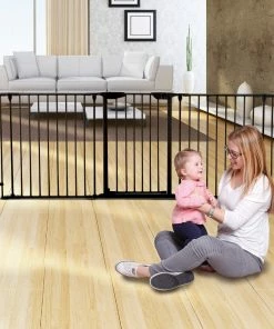 Dreambaby Child Safety Adapta-Gate 79-in x 29.5-in Black Metal Safety Gate -Menards Safety Shop 08731661 1 scaled