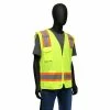 West Chester Safety Vests Large Green Polyester High Visibility Enhanced Visibility (Reflective) Safety Vest