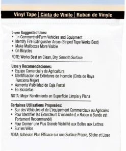 Hillman 2-in Silver Reflective Vinyl Safety Tape 24-ft -Menards Safety Shop 09438447