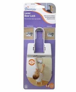 Dreambaby Child Safety Accessories White Lever Door Lock