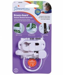 Dreambaby Child Safety Breezz-Guard White Keyless Window Restrictor