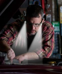 Panther Vision Eye Protection LIGHTSPECS Plastic Anti-Fog Safety Glasses Flashlight Included -Menards Safety Shop 09859674