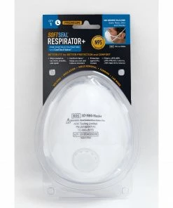 SoftSeal Respiratory Protection Off White Reusable N95 Large/X Large All-purpose Valved Safety Mask