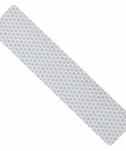 Hillman 1-in White Reflective Vinyl Safety Tape 0.5-ft