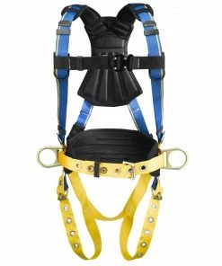 Werner Safety Accessories Blue Armor Construction (3 D Rings) Harness (M/L) Fall Protection Equipment