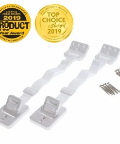 Dreambaby Child Safety White Furniture Straps 2-Pack -Menards Safety Shop 11351094 scaled
