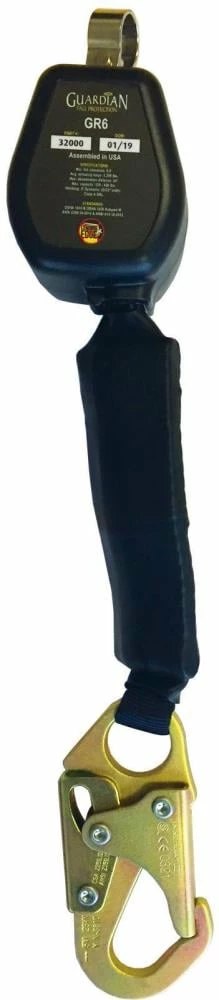 Guardian Fall Protection Safety Accessories GR6 Single Leg SRL 1 Guardian Fall Protection Safety Accessories GR6 Single Leg SRL