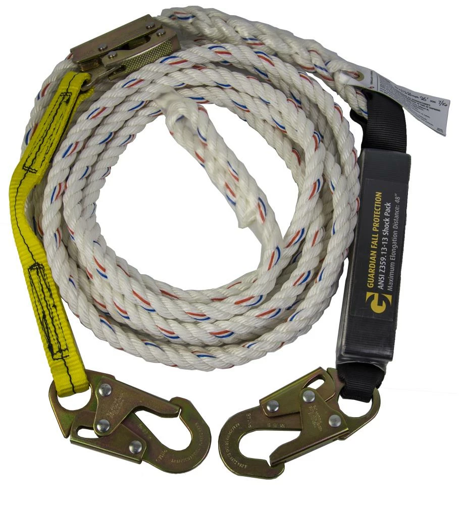 Guardian Fall Protection Safety Accessories 50 Ft Rope Vertical Lifeline Assembly 1 Guardian Fall Protection Safety Accessories 50 Ft Rope Vertical Lifeline Assembly
