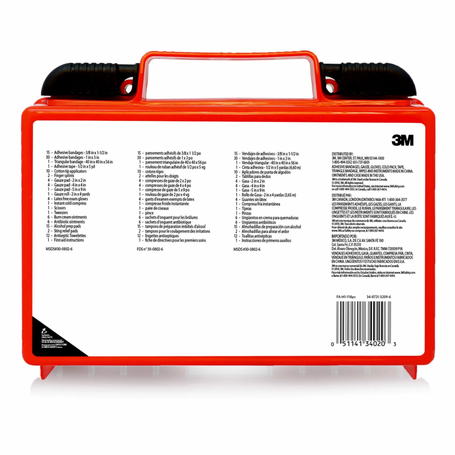 3M 118-Piece Plastic Construction/Industrial First Aid Kit 3 3M 118-Piece Plastic Construction/Industrial First Aid Kit - Image 3