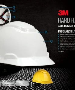 3M Hard Hats Quick Adjusting Ratchet White Hard Hat -Menards Safety Shop 12025343 scaled