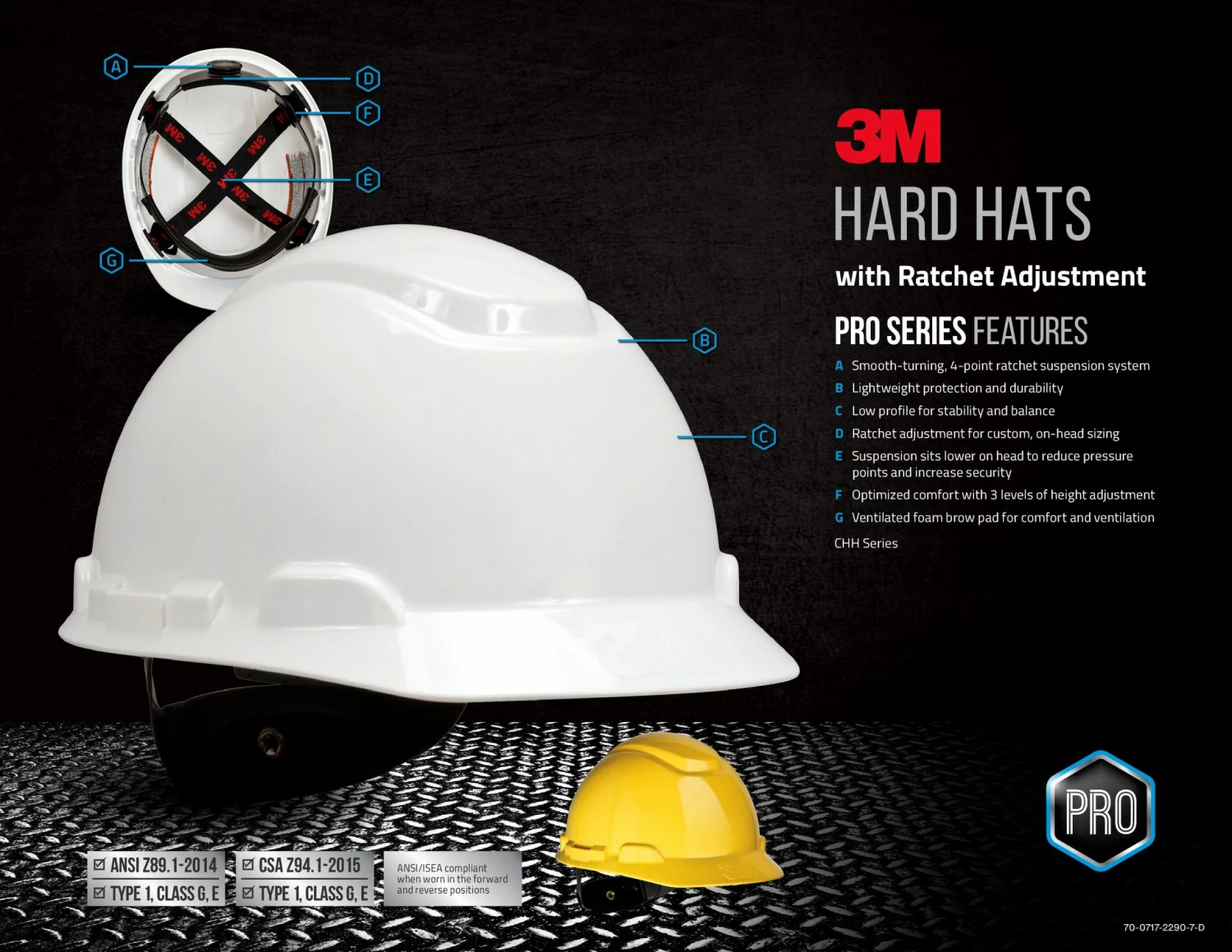 3M Hard Hats White Hard Hat 6 3M Hard Hats White Hard Hat - Image 6