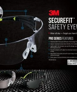 3M Eye Protection SecureFit Plastic Anti-Fog Safety Glasses 19 3M Eye Protection SecureFit Plastic Anti-Fog Safety Glasses -Menards Safety Shop 12025373 scaled