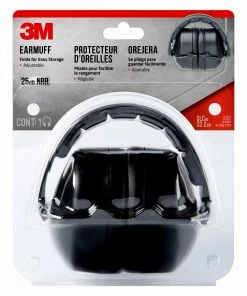 3M Hearing Protection 90563H1-DC Earmuff Black