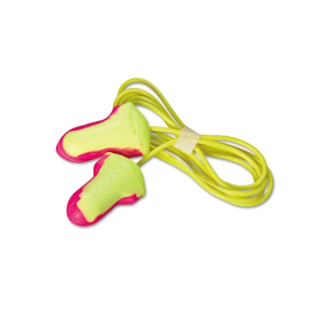 Howard Leight Hearing Protection LL-30 Laser Lite Single-Use Earplugs, Corded, 32NRR, Magenta/Yellow, 100 Pairs 2 Howard Leight Hearing Protection LL-30 Laser Lite Single-Use Earplugs, Corded, 32NRR, Magenta/Yellow, 100 Pairs - Image 2