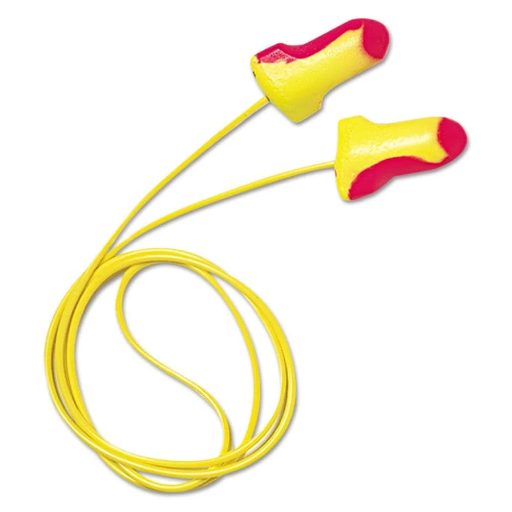 Howard Leight Hearing Protection LL-30 Laser Lite Single-Use Earplugs, Corded, 32NRR, Magenta/Yellow, 100 Pairs 1 Howard Leight Hearing Protection LL-30 Laser Lite Single-Use Earplugs, Corded, 32NRR, Magenta/Yellow, 100 Pairs