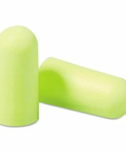 3M Hearing Protection E路A路Rsoft Yellow Neon Soft Foam Earplugs, Uncorded, Regular Size, 200 Pairs