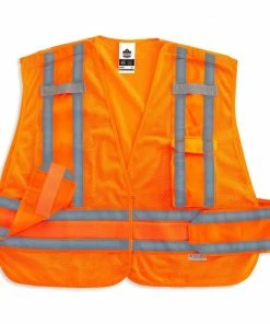 GloWear Safety Vests M/L Orange Polyester High Visibility Enhanced Visibility (Reflective) Safety Vest -Menards Safety Shop 13198003