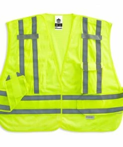 GloWear Safety Vests M/L Green Polyester High Visibility Enhanced Visibility (Reflective) Safety Vest -Menards Safety Shop 13231958