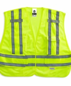 GloWear Safety Vests Xl/2Xl Green Polyester High Visibility Enhanced Visibility (Reflective) Safety Vest