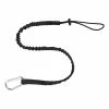 Squids Safety Accessories Ergodyne Squids 3100 Single Carabiner Tool Lanyard - 10-lbs, Black, Standard