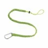 Squids Safety Accessories Ergodyne Squids 3100 Single Carabiner Tool Lanyard - 10-lbs, Lime, Extended