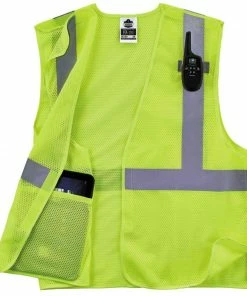 GloWear Safety Vests Extra Small Green Polyester High Visibility Enhanced Visibility (Reflective) Safety Vest -Menards Safety Shop 13593444