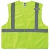 GloWear Safety Vests Extra Small Green Polyester High Visibility Enhanced Visibility (Reflective) Safety Vest