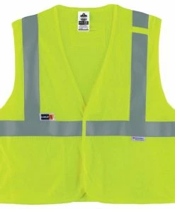 GloWear Safety Vests Large/X-Large Green Modacrylic/Aramid High Visibility Enhanced Visibility (Reflective) Flame Resistant Safety Vest
