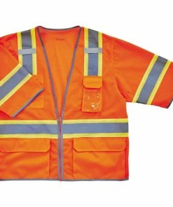 GloWear Safety Vests Small/Medium Orange Polyester High Visibility Enhanced Visibility (Reflective) Safety Vest 6 GloWear Safety Vests Small/Medium Orange Polyester High Visibility Enhanced Visibility (Reflective) Safety Vest -Menards Safety Shop 13593546
