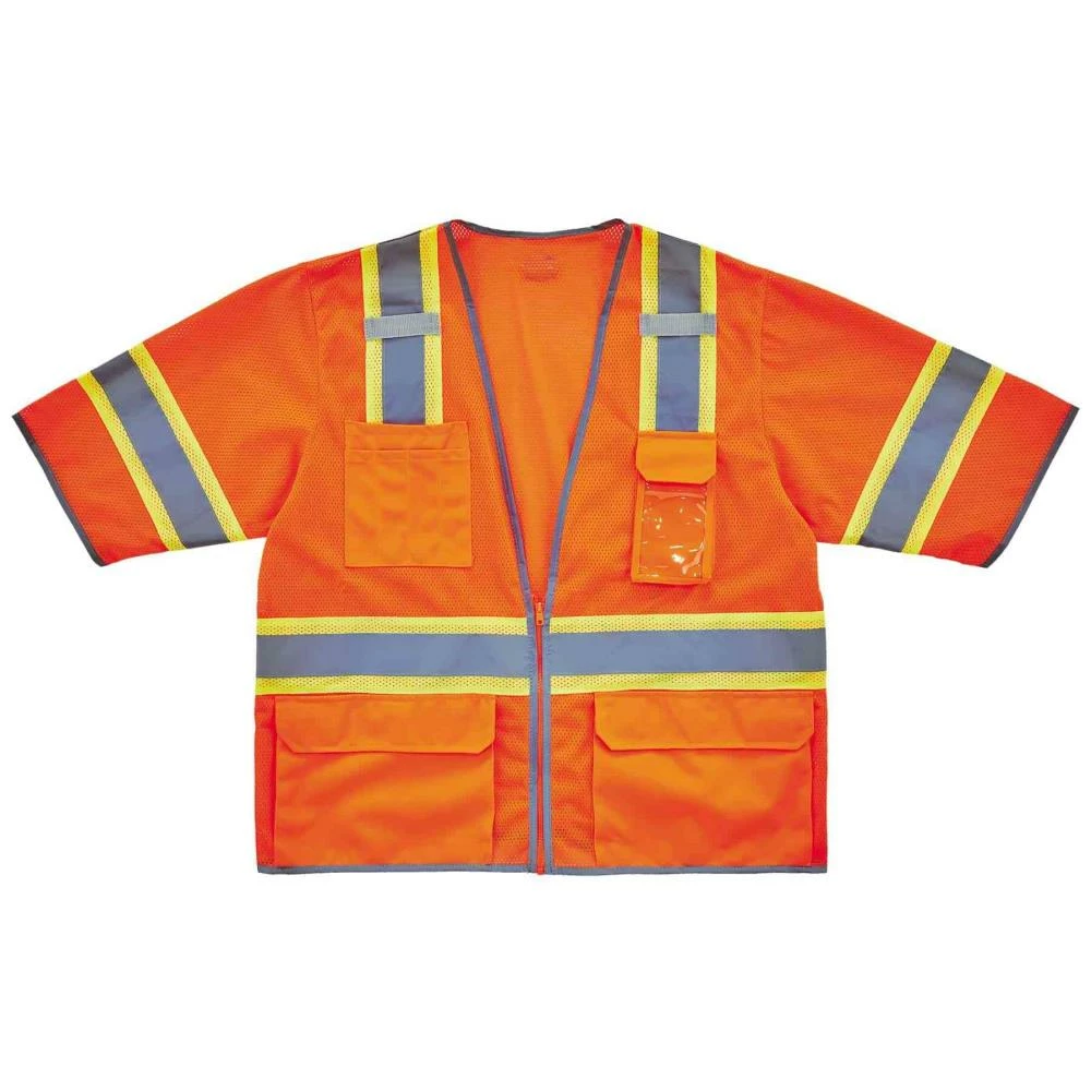 GloWear Safety Vests Small/Medium Orange Polyester High Visibility Enhanced Visibility (Reflective) Safety Vest 1 GloWear Safety Vests Small/Medium Orange Polyester High Visibility Enhanced Visibility (Reflective) Safety Vest