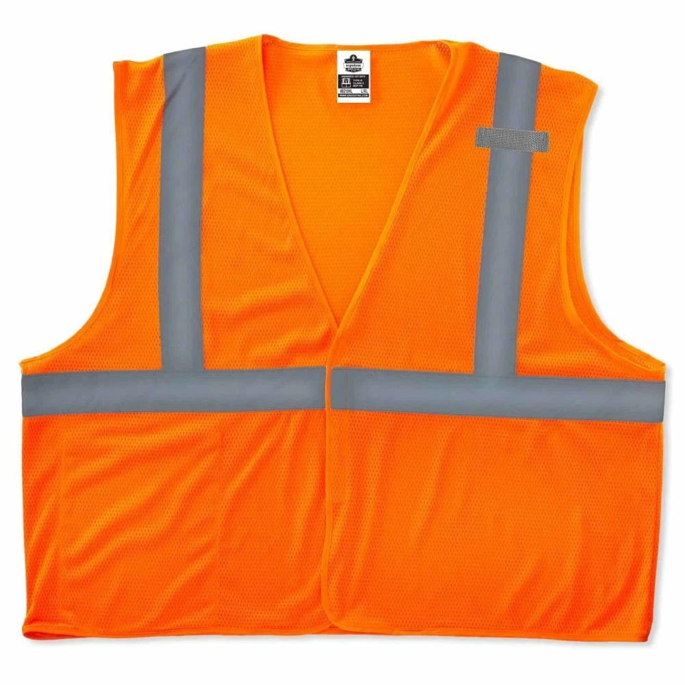 GloWear Safety Vests Large/X-Large Orange Polyester High Visibility Enhanced Visibility (Reflective) Safety Vest 1 GloWear Safety Vests Large/X-Large Orange Polyester High Visibility Enhanced Visibility (Reflective) Safety Vest